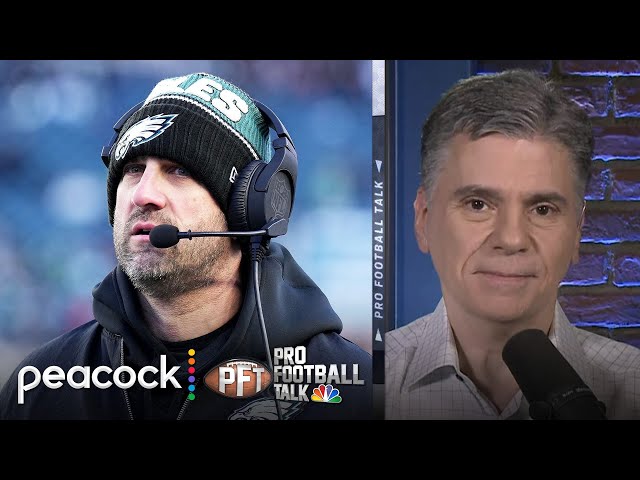 Eagles HC Nick Sirianni isn’t concerned about the pass game | Pro Football Talk | NFL on NBC