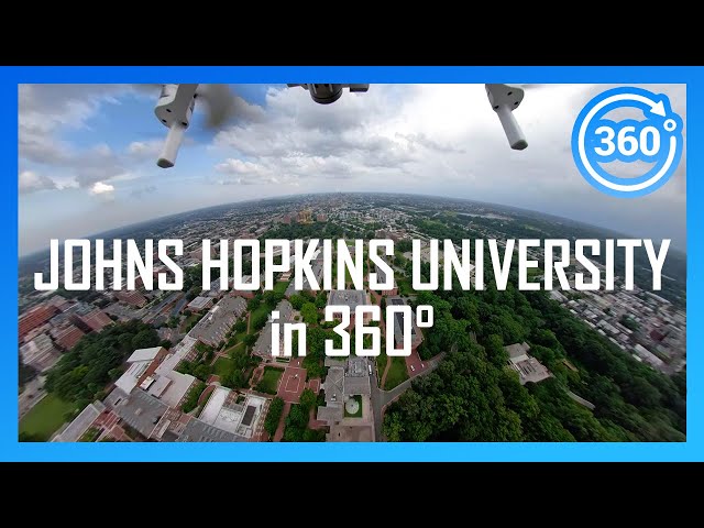 [2020] JOHNS HOPKINS in 360° (drone/walking/driving campus tour)