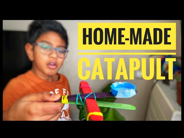 How to make Catapult at home | Science Project | DIY