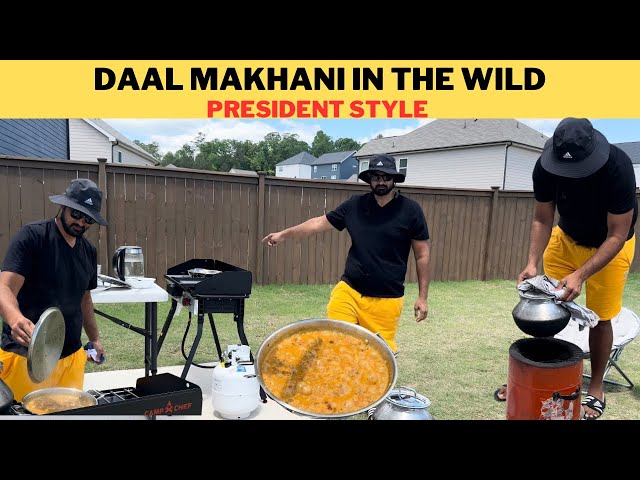 Presidential Style Dal Makhani  | How to Make Desi Style Dal Makhani | Dal Makhani on a Wood Fire