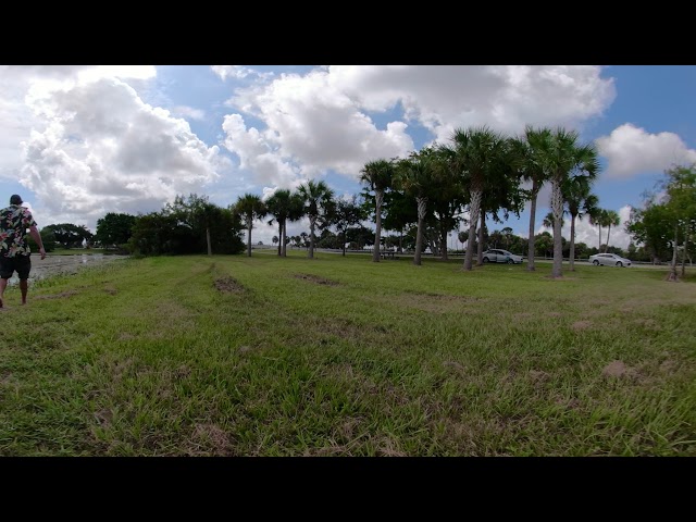 Catch and Release Florida Largemouth Bass at John Prince Park Florida - 360 VR Edition!