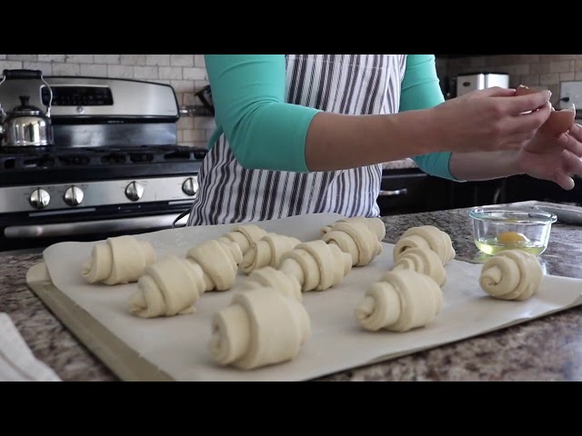 Baking Pastry Bread - Copyright Free Reusable Stock Video HD