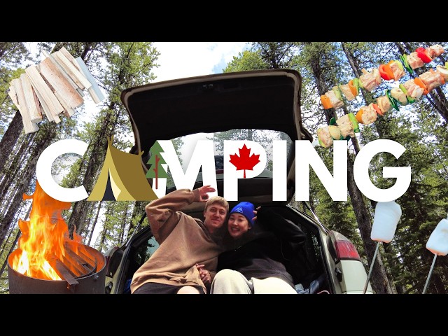 [SUB] Camping in the great outdoors of Canada🇨🇦 But with heavy rain...🌧️🌧️🌧️