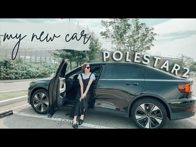 MY FIRST CAR VLOG🚗  driving in Seoul & decorating my Polestar 2