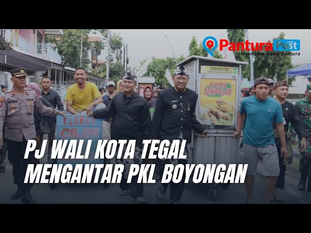 Cara Pj Wali Kota Tegal Agus Dwi Relokasi PKL: Jalan Kaki Antar PKL ke Pujasera Jalan Melati