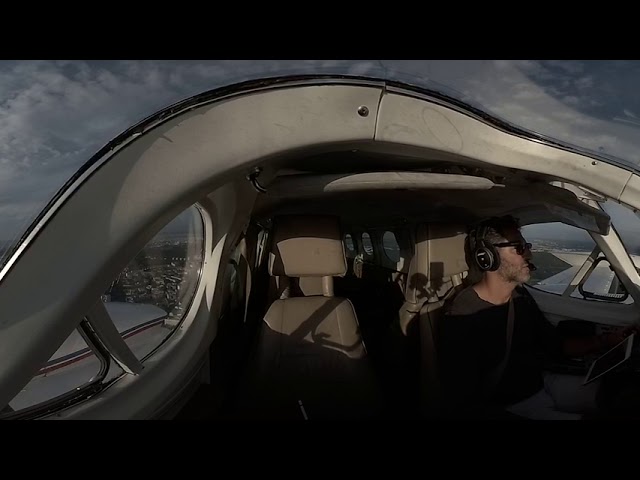 Landing Toussus le noble cessna 340 RW25R