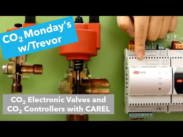 CO2 Electronic Valves and CO2 Controllers with CAREL