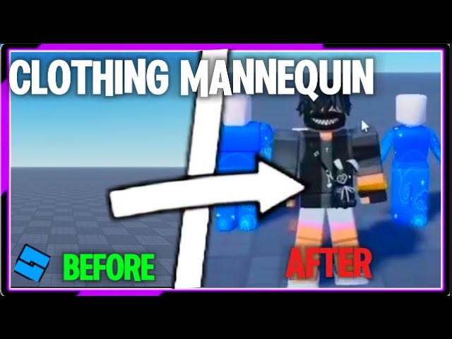 HOW TO MAKE CLOTHING MANNEQUIN + Clothes 🛠️  | 1MinuteRobloxTutorial