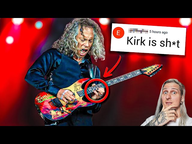 Kirk Hammett SUCKS At Guitar (really?)