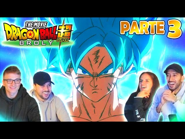 GOKU SSJ BLUE VS BROLY! - Dragon Ball Super Broly Movie - Group Reaction ITA - Parte 3