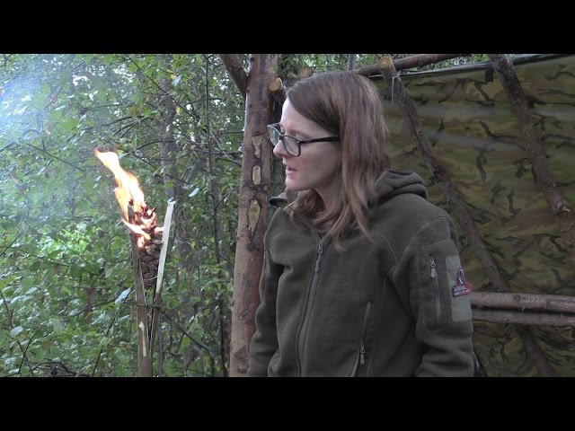 How To Make A Stormproof Torch With A Pine Cone