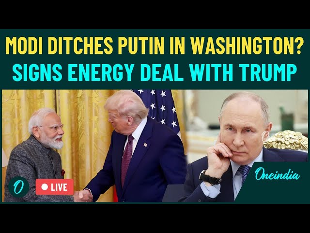 LIVE | Modi Chooses Trump Over Putin? India Snubs Russian Oil, Backs Trump’s U.S. Energy Push