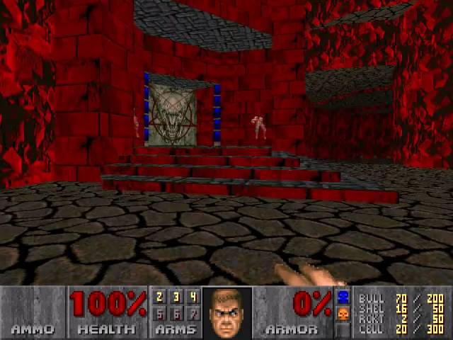 Doom II NRFTL level 6, Inferno of Blood: Keys and exit