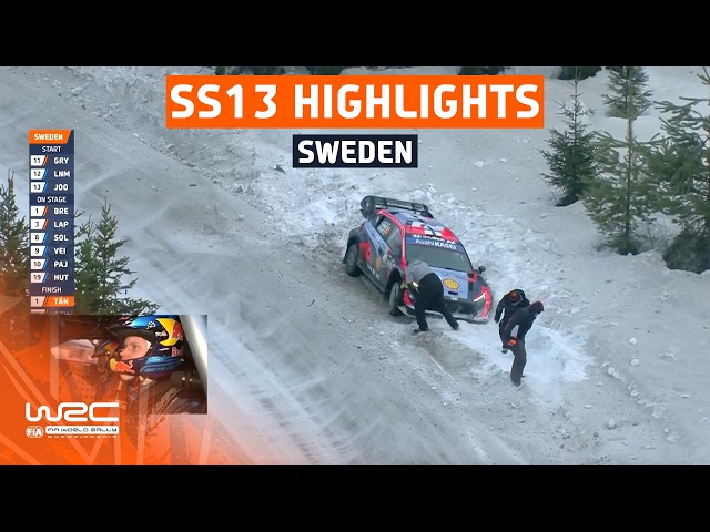 SS13 STAGE HIGHLIGHTS | WRC Rally Sweden 2023