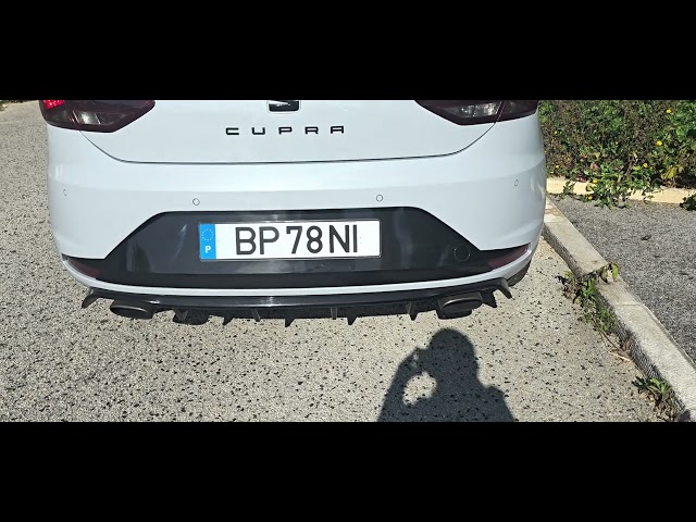 Seat Leon 5F Cupra 280 launch control sound