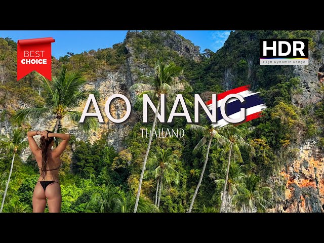 🔥 Krabi's BEST Kept Secret Ao Nang Beach Walking Tour! 4K HDR