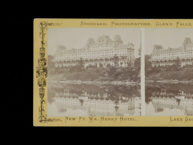 "New" Fort William Henry Hotel, Lake George NY (silent, still image)