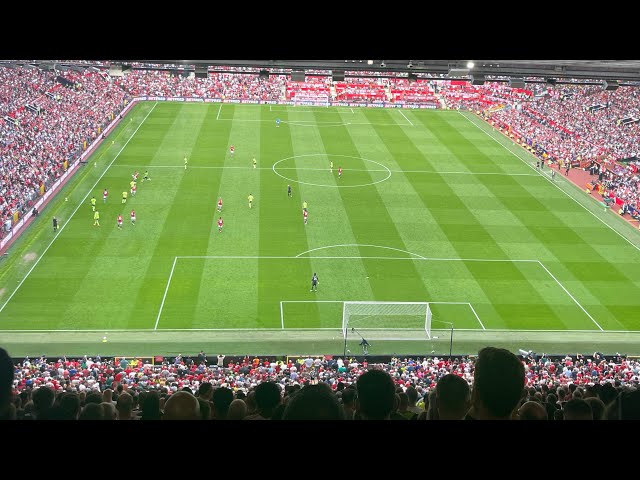 Man United vs Leicester City (3-0) at old Trafford