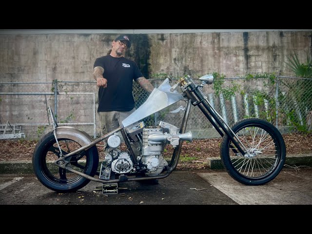 Blow Part 3: Billy Lane Harley Hot Rod Chopper West Coast Tank Indian Larry Biker Build Off Blower