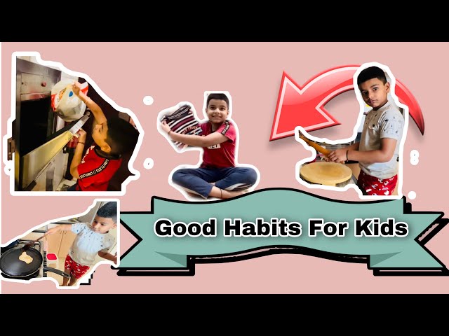 How to Teach Good Habits to Kids | Kids Activities at Home | Srihaansh Helping to His Mom #trending