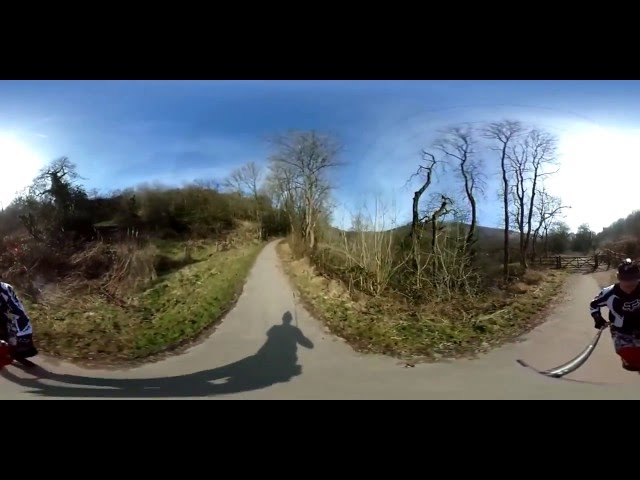 Spring Unicycle Ride in the Manifold Valley 360 degree footage.