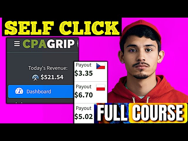 How To Earn $543/DAY With CPA Self Click TRICK (Make Money Online 2025)