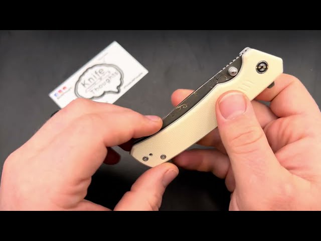 Civivi Merit Review; Ivory G10 & Damascus Make a Great Pair