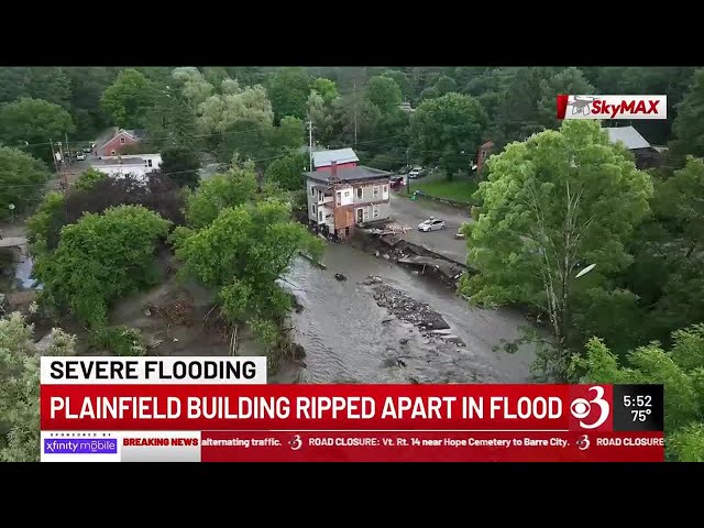 Flooding in Plainfield rips open apartment building, leaves widespread damage