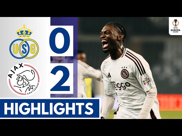 Union Saint-Gilloise vs Ajax 0-2 || UEFA Europa League All GOALS & Extended HIGHLIGHTS!