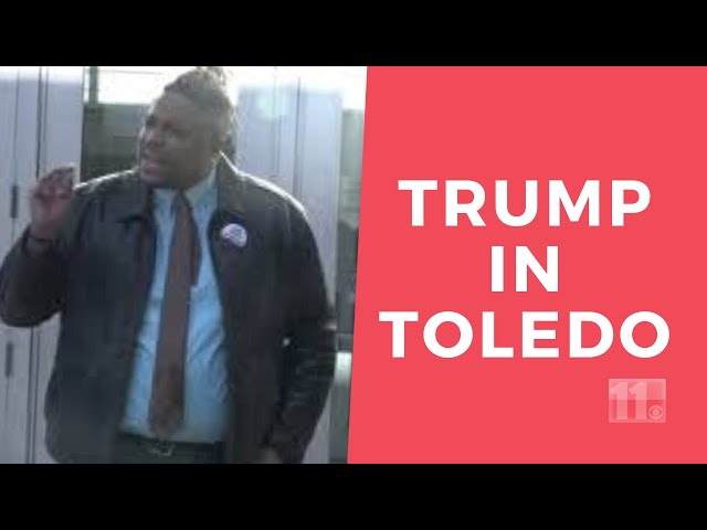 Supporters, protesters rally in downtown Toledo ahead of Trump’s visit (RAW VIDEO)