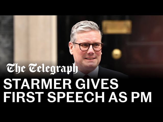 Keir Starmer pledges government of national service in first speech as PM