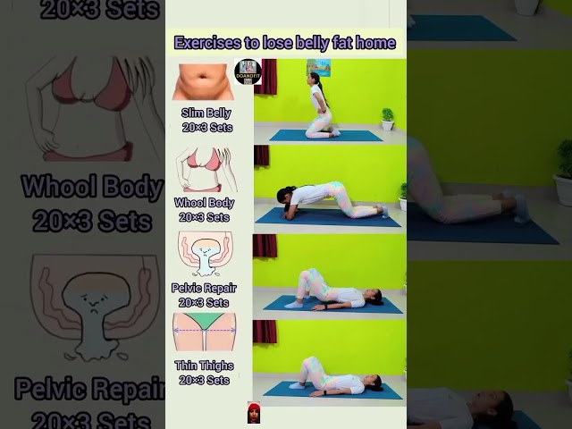 belly fat home workout 💪#shorts​ #reducebellyfat​ #fitnesslife​ #bellyfatworkout​ #fatloss​