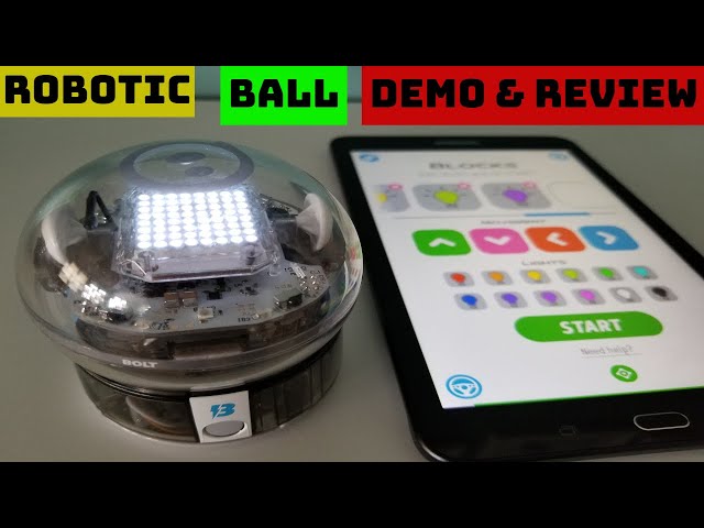 DEMO AND REVIEW OF SPHERO BOLT APP CONTROLLED SMART ROBOT - A Programmable Robotic Ball