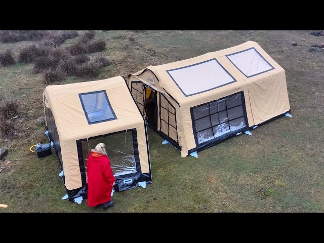 LUXURY CAMPING WITH A TWO-ROOM TENT AND WINTER GARDEN