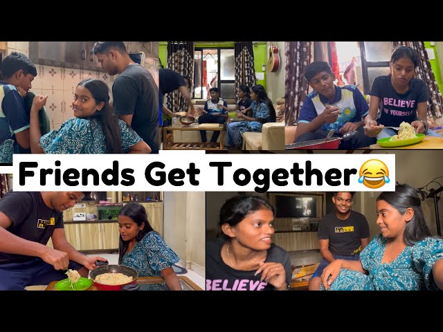 Friends Get Together Party😂​⁠@SIZZLING_SPOON #rakshita #tulu #tuluvlog #mumbai #mangalore