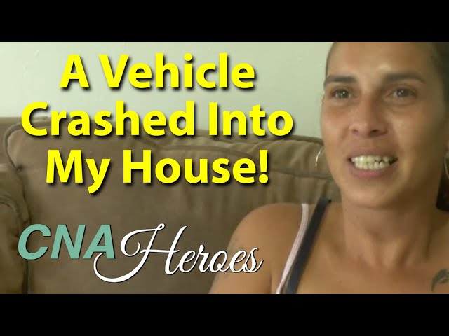 Vehicle Crashed Into My House - Carmen Roman - CNA Heroes on CNA-TV