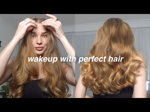 the laziest way to get perfect hair overnight