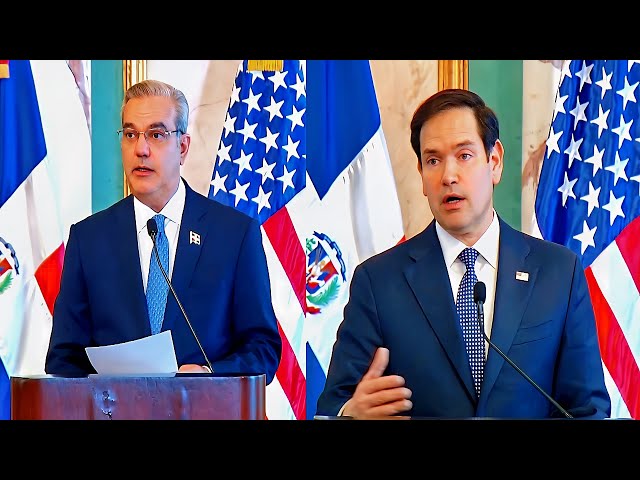 Marco Rubio MEETS Dominican President in HISTORIC Press Conference!