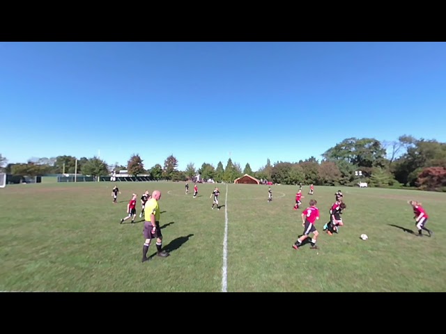 PASC U12 Red Dragons vs Colonial Red - 2nd Half (partial) VR180