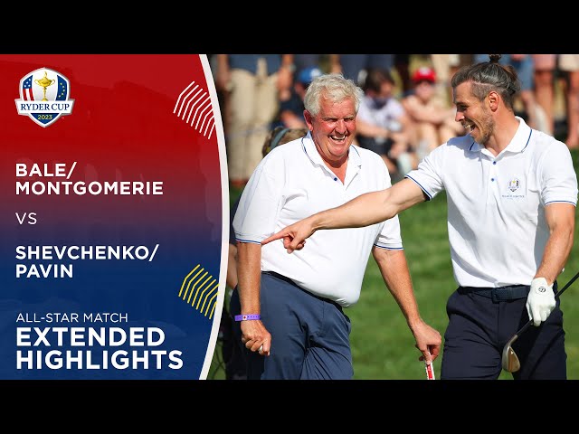 Gareth Bale/Colin Montgomerie vs Andriy Shevchenko/Corey Pavin | Highlights | 2023 All-Star Match