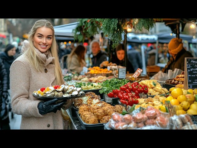 🇬🇧🎄🎅 THE BEST STREET FOOD IN LONDON, WATCH THE VENDORS PREPARE THE TASTIEST FOOD LONDON HAS TO OFFER