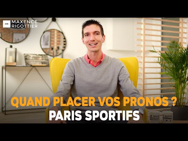 Quel est le MEILLEUR MOMENT pour PLACER votre PRONOSTIC FOOT ?