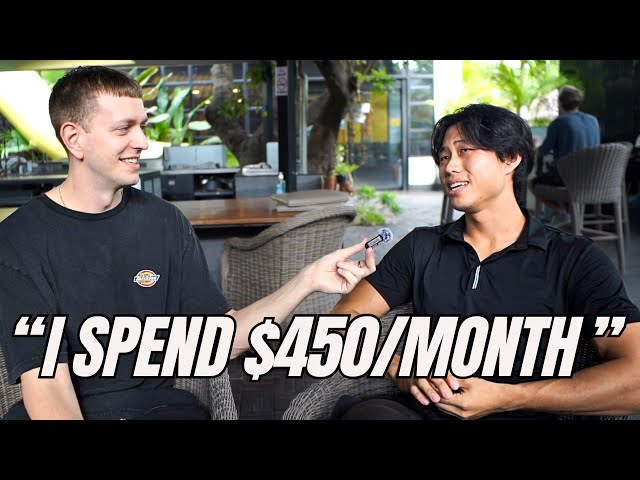 I asked DIGITAL NOMADS how much they SPEND in Thailand 🇹🇭