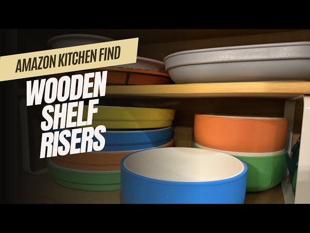 WOODEN SHELF RISERS AMAZON REVIEW