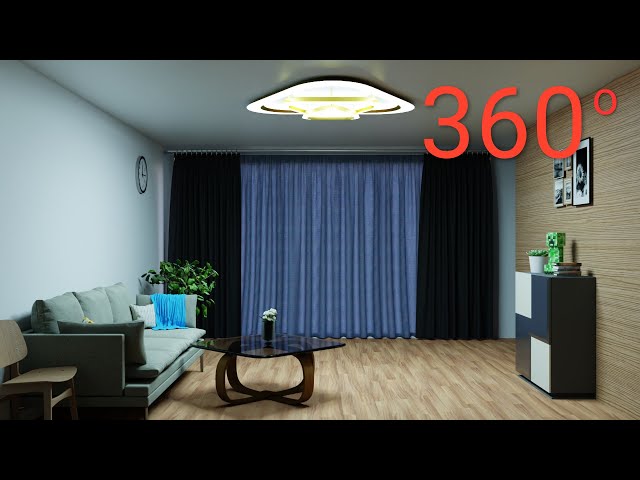 I made my first 360 degree video In Blender