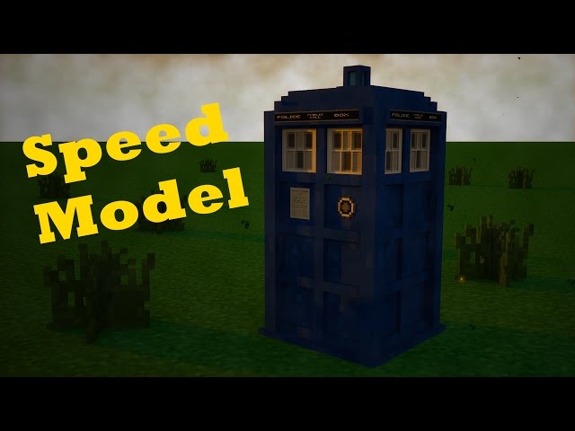 SPEED MODEL: Moose's Custom Tardis model