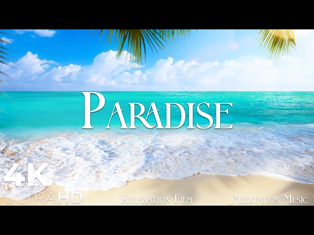 Paradise 4K • Scenic Relaxation Film with Peaceful Relaxing Music and Nature Video Ultra HD