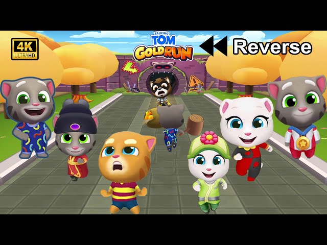 Talking Tom Gold Run Update Boos Fight Reverse 4K Part 69 UHD 60 FPS (Fullscreen)