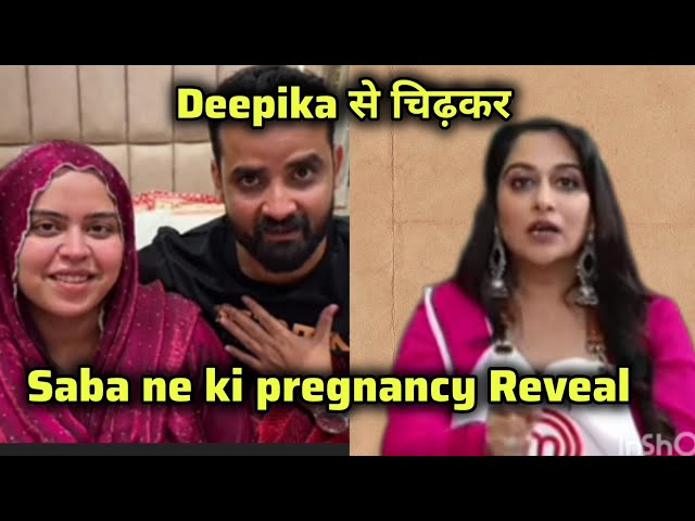 Deepika se chidkar saba ne ki pregnancy Reveal saba ka jahan vlogs