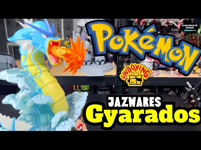 ¡Abrimos esta increíble estatuilla de Gyarados! 😱 Pokemon I Jazwares I Unboxing